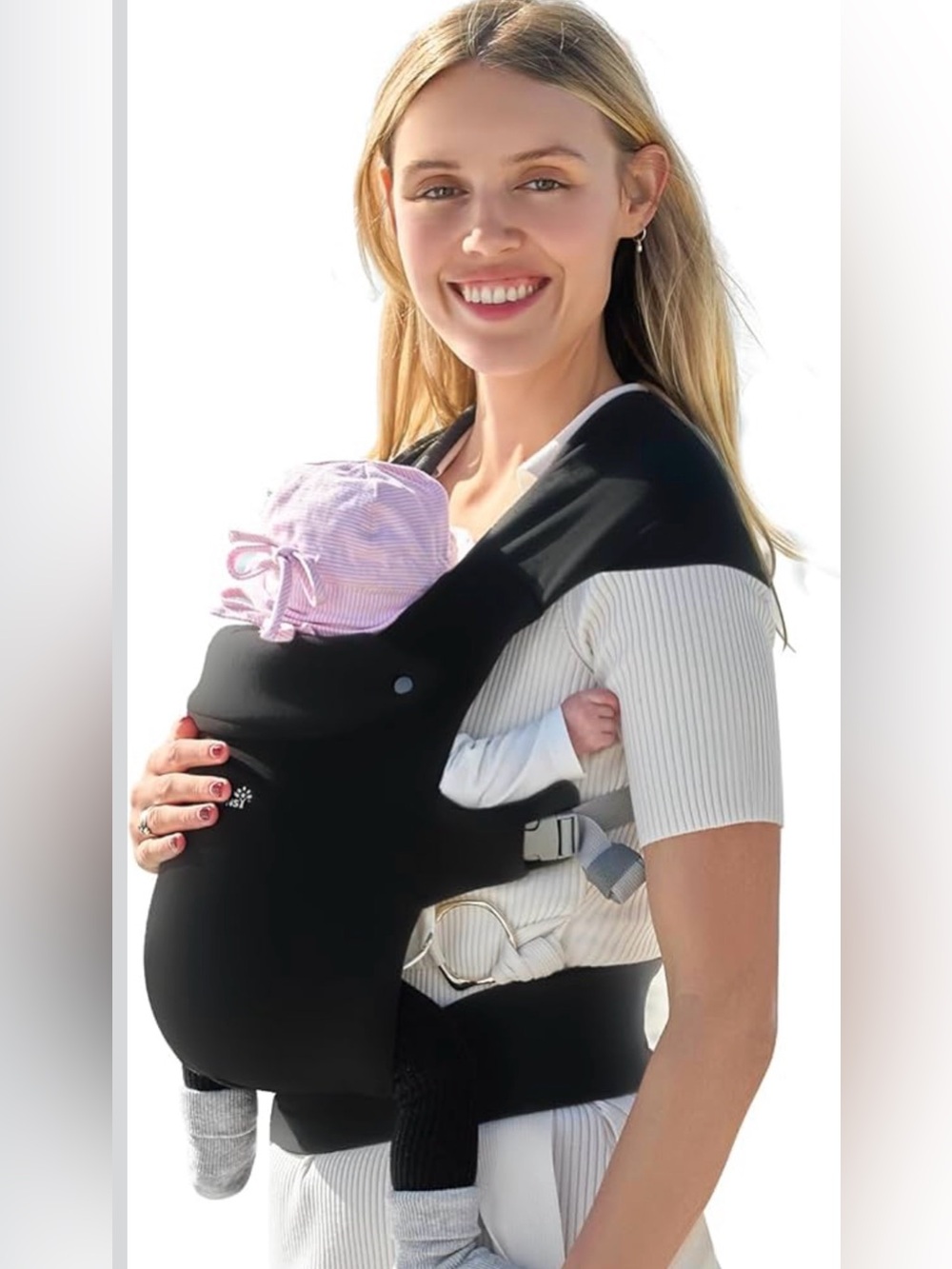 NIB - GROWNSY - Newborn and Ergonomic - Black